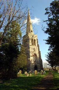 Colmworth Church west end March 2007